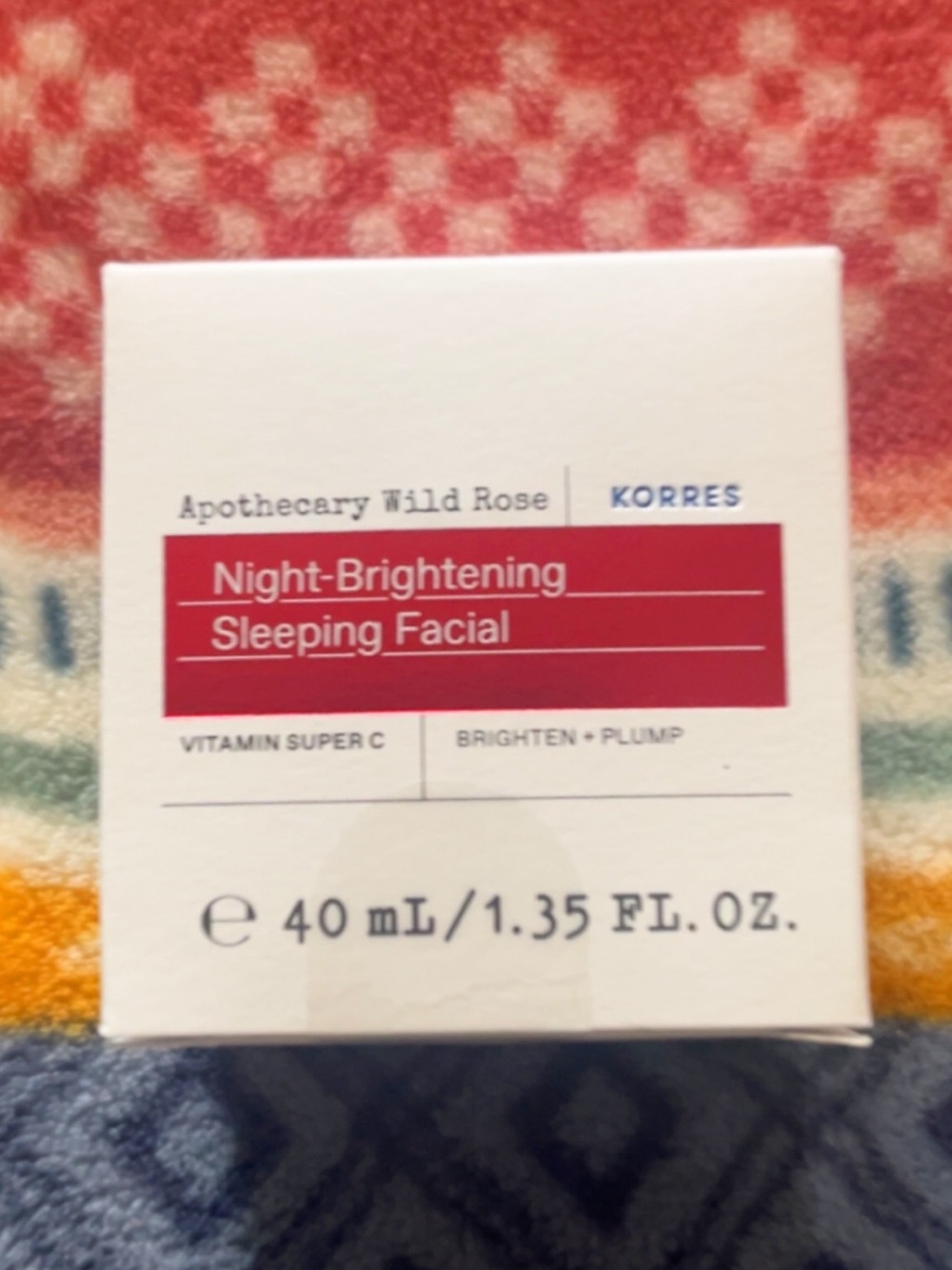 Korres Night-Brightening Sleeping Facial — White & Red